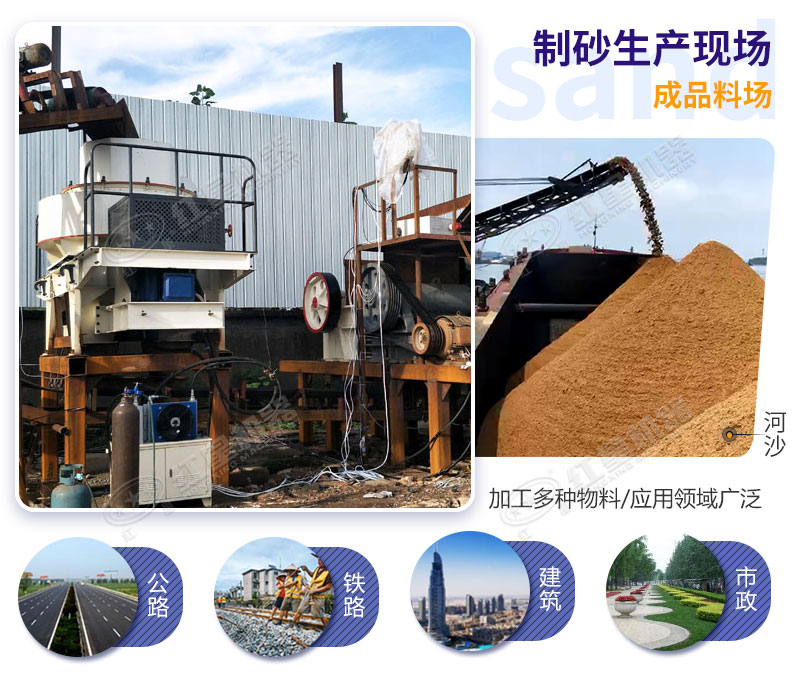 制砂生產(chǎn)線成品質(zhì)量高、效益高