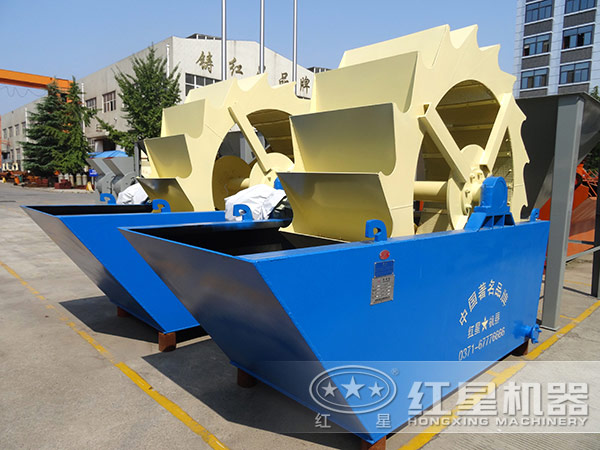 單葉輪式洗砂機(jī)，占地小，處理量小